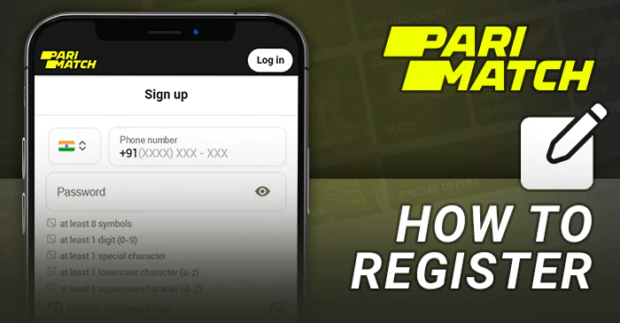 How to create an account in the Parimatch app