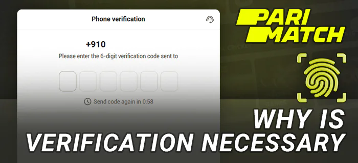 About Parimatch personal account verification