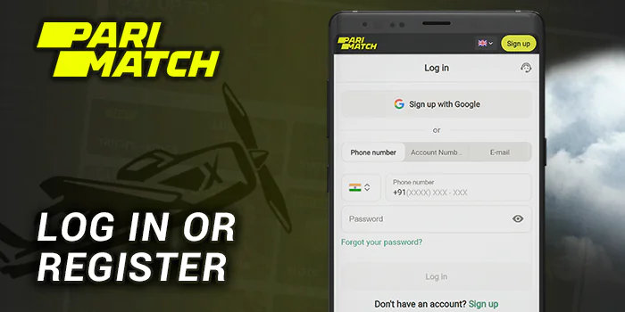 Login or Register to start playing Aviator at Parimatch