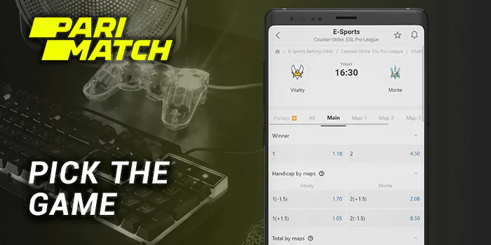 Pick the E-Sports Game Event at Parimatch