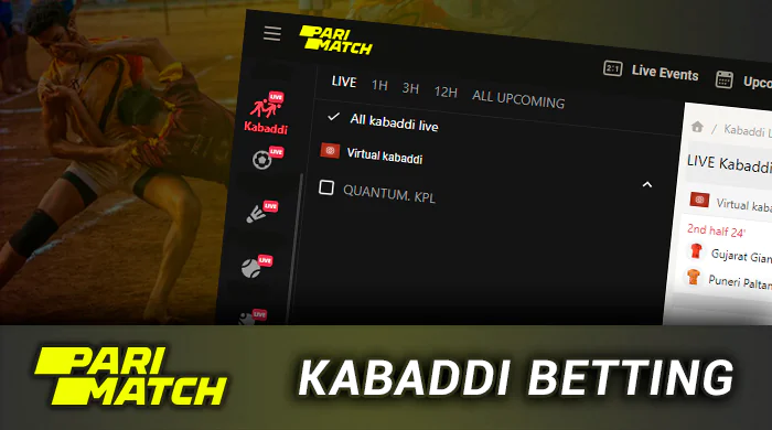 Kabaddi Betting on Parimatch