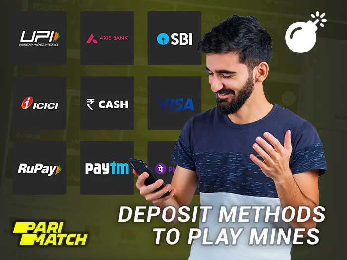 Deposit Methods to plae Parimatch Mines