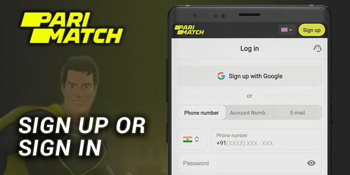 Login or Register at Parimatch