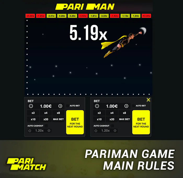 Pariman Main Game Rules