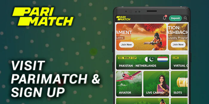 Visit Parimatch website