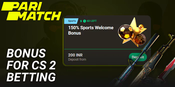 Parimatch Bonuses for Counter-Strike 2 betting