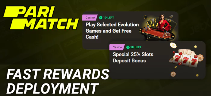 Fast Rewards Deployment at Parimatch Casino India