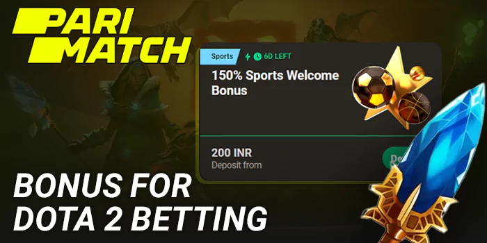 Parimatch Bonuses for Dota 2 betting