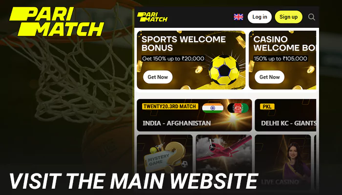 Open Parimatch site