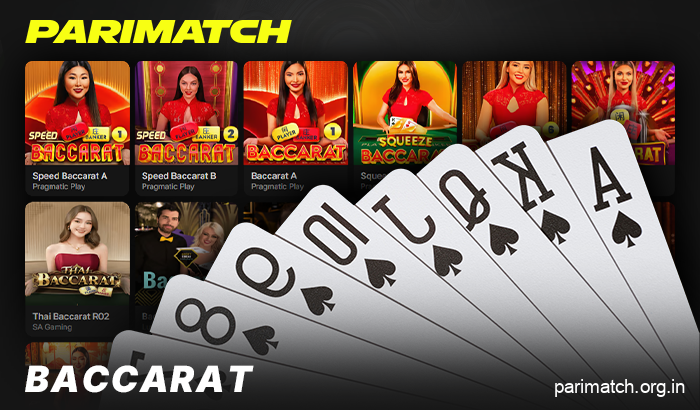 About Baccarat Games at Parimatch India