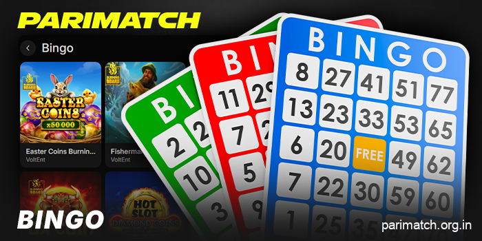 Play bingo on the Parimatch India website