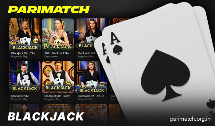 Blackjack games for Indian players at Parimatch