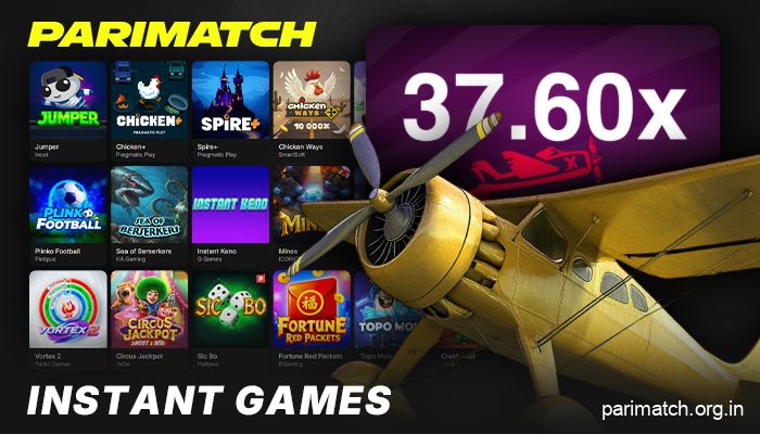 Instant games at Parimatch Online Casino
