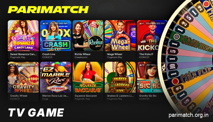 Parimatch Live TV Casino Games