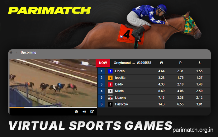 About Virtual Sports Betting at Parimatch India